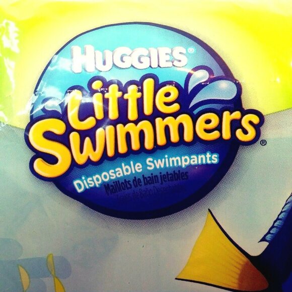 Huggies FINDING NEMO Little Swimmers Small 16-26 Lbs Pack of 12 Swim Diapers - Picture 2 of 5